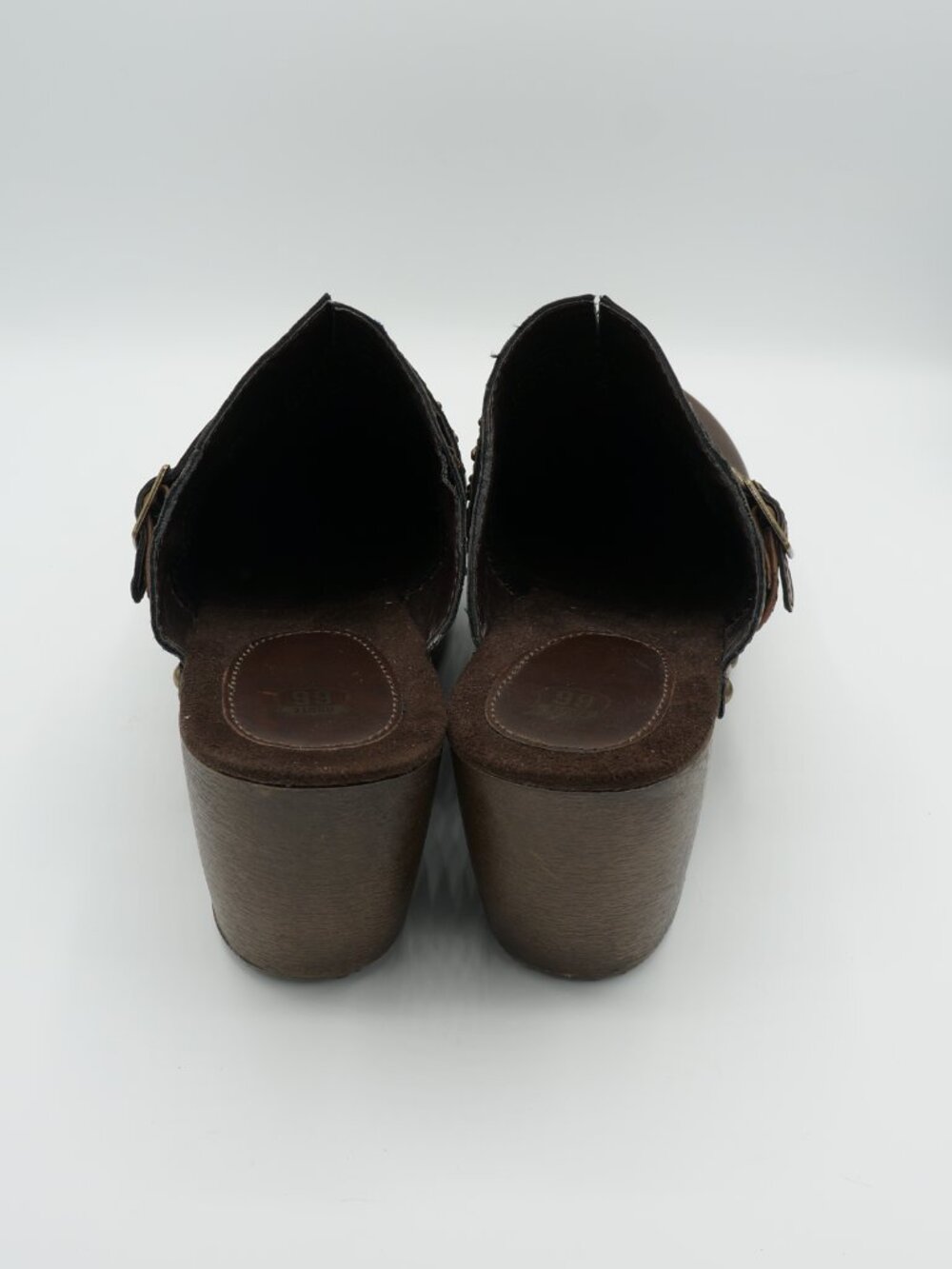 Route 66 Women's Camden Brown Studded Chunky Clogs Mules Size 8.5 - Picture 7 of 12